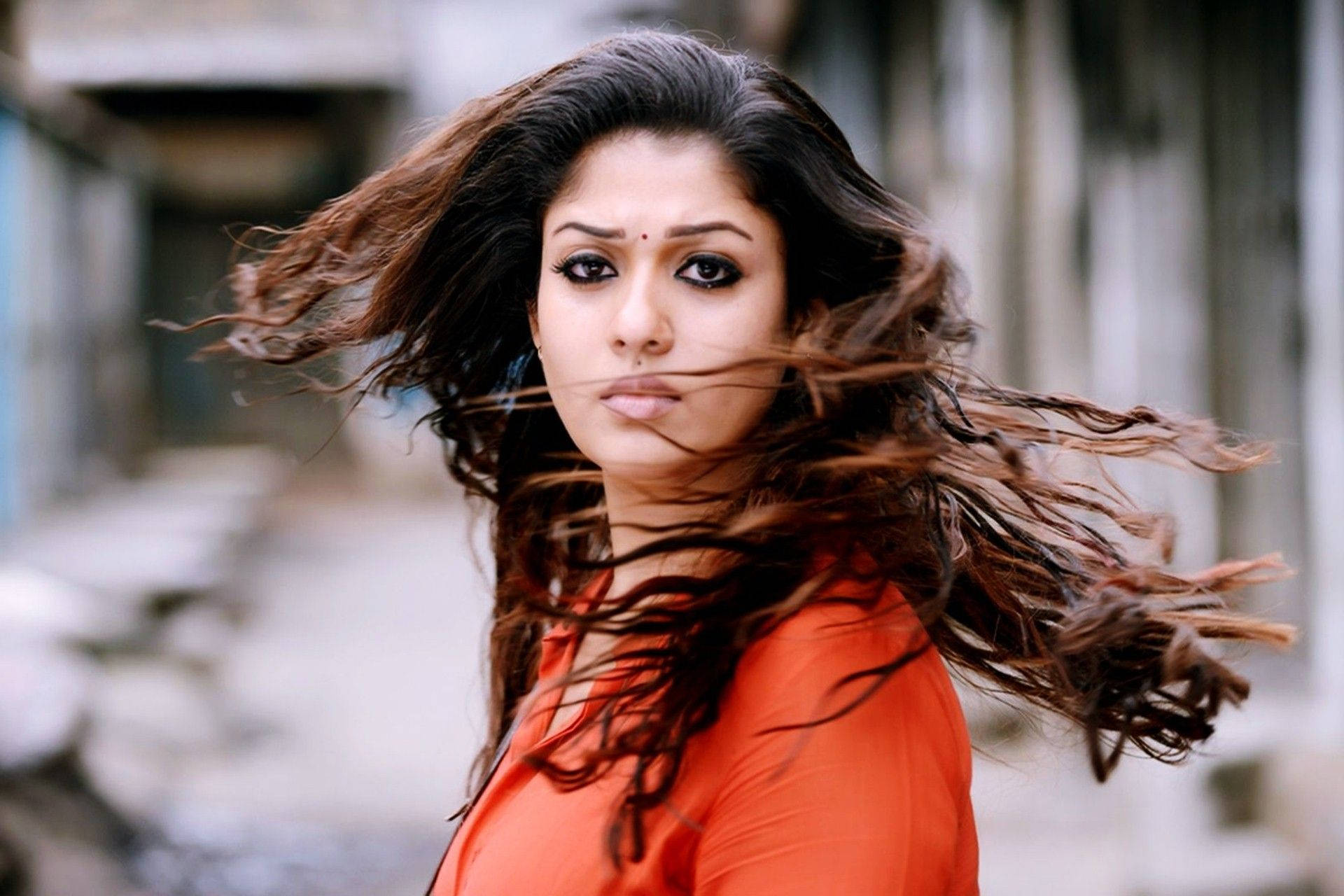 Nayanthara Hair Swinging Background
