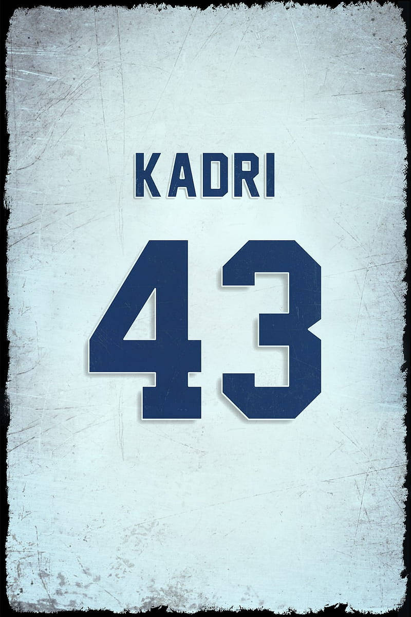 Nazem Kadri Number 43 Toronto Maple Leafs Background