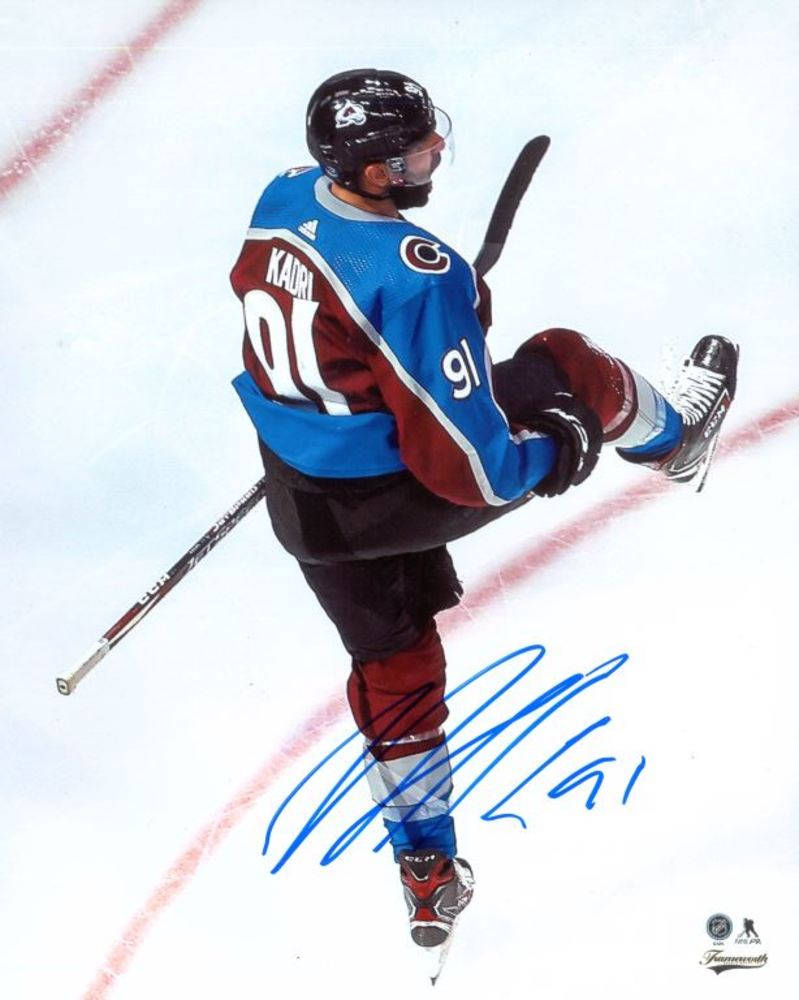 Nazim Kadri Signature Colorado Avalanche Background