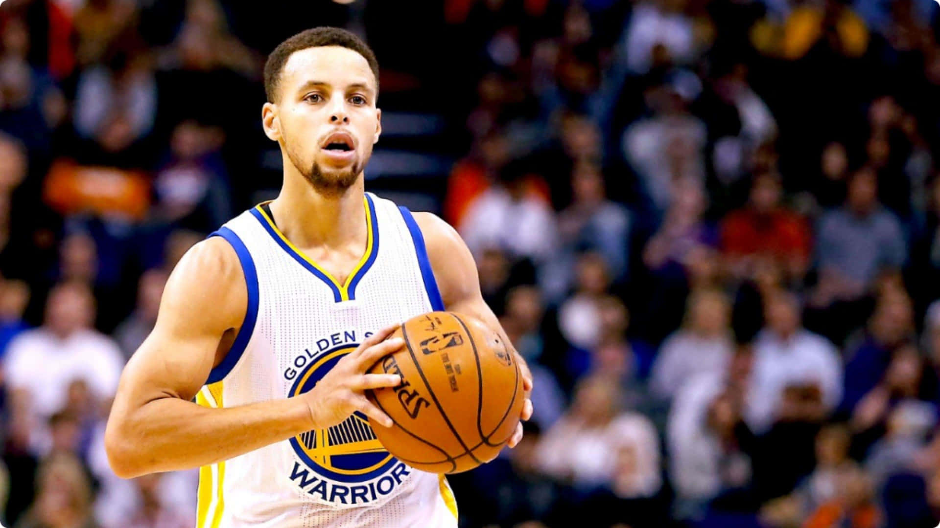 Nba 2k Stephen Curry Carrying Ball Background