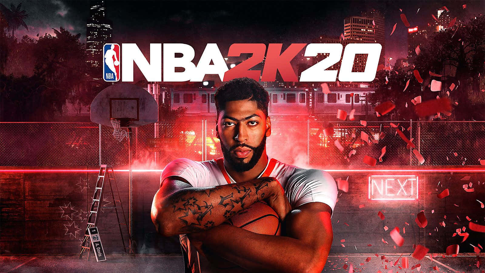 Nba 2k20 Desktop Wallpaper Featuring Star Players Background