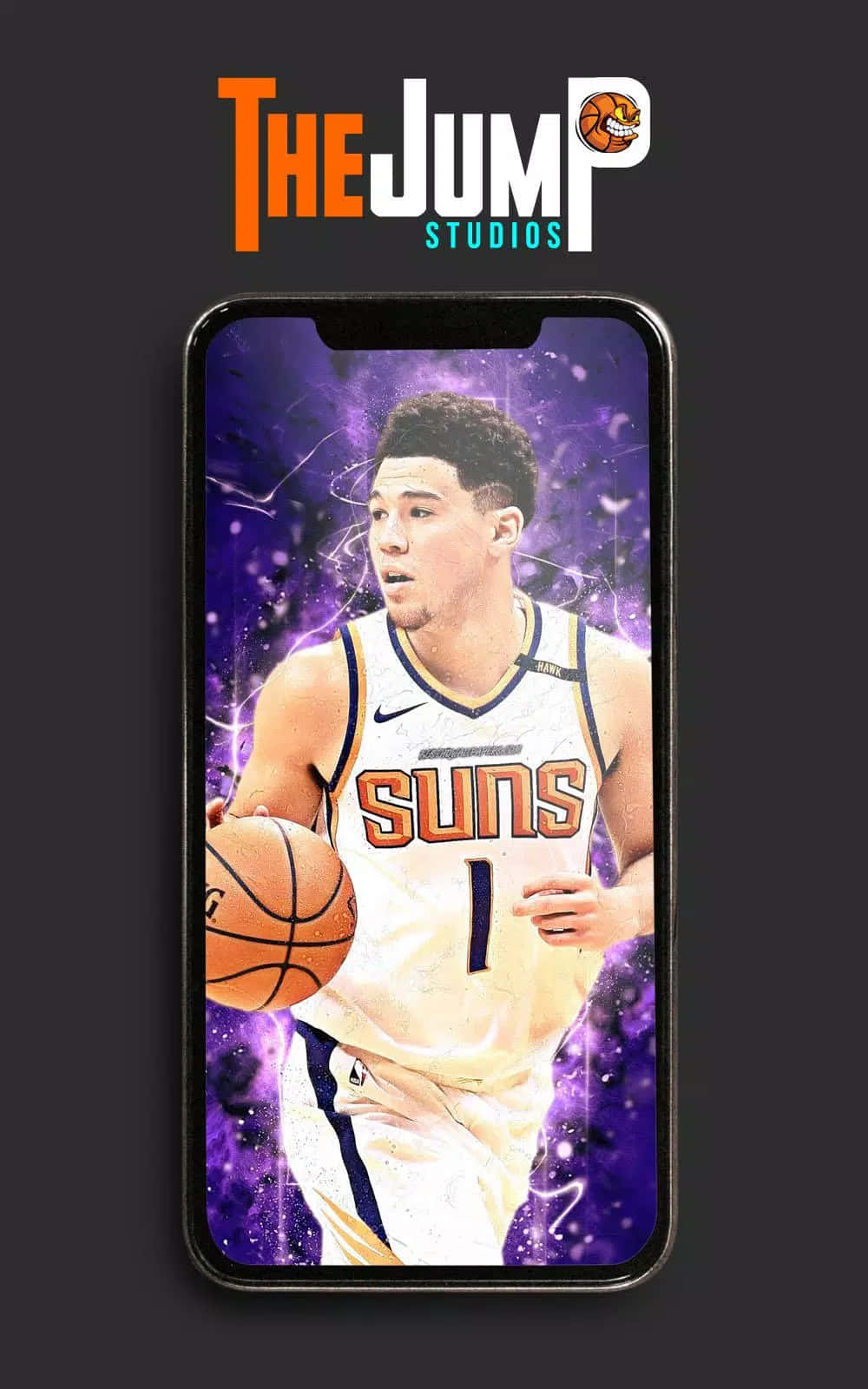 Nba All-star Devin Booker Shines In His Iphone