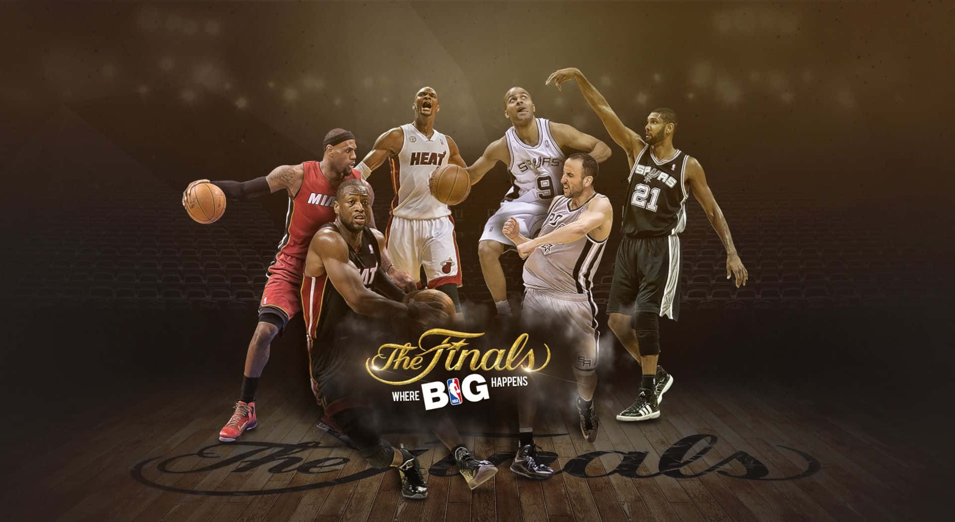 Nba All-stars Kawhi Leonard, Lebron James & Steph Curry Shine In The Court