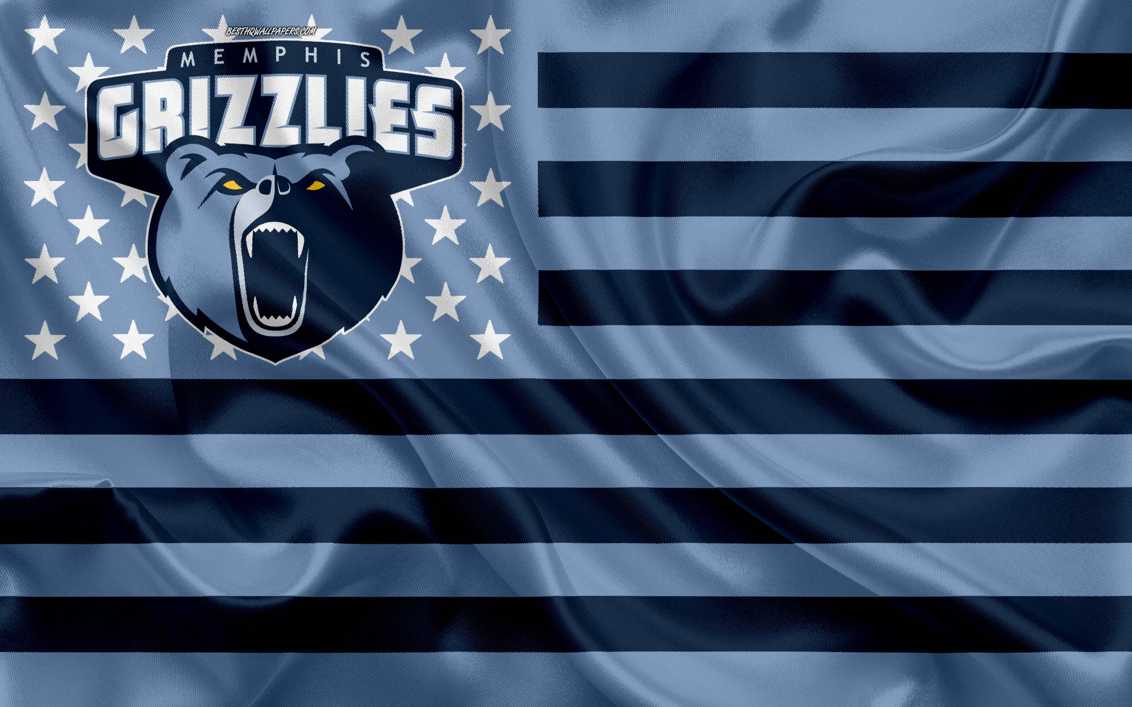 Nba Banner Memphis Grizzlies Logo Background