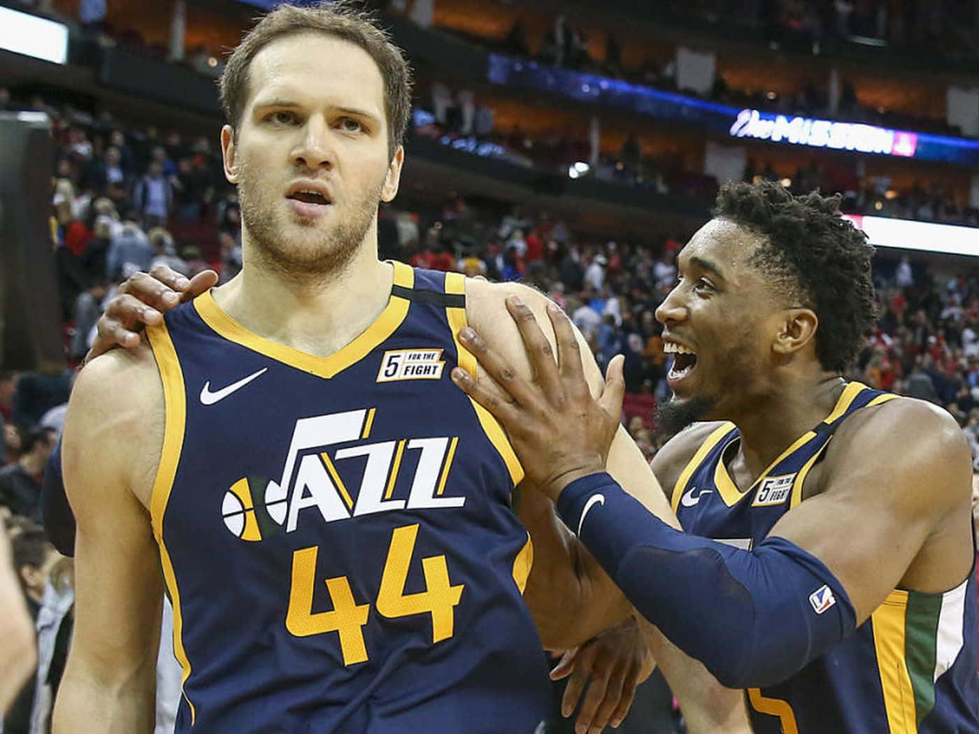 Nba Bojan Bogdanovic With Donovan Mitchell