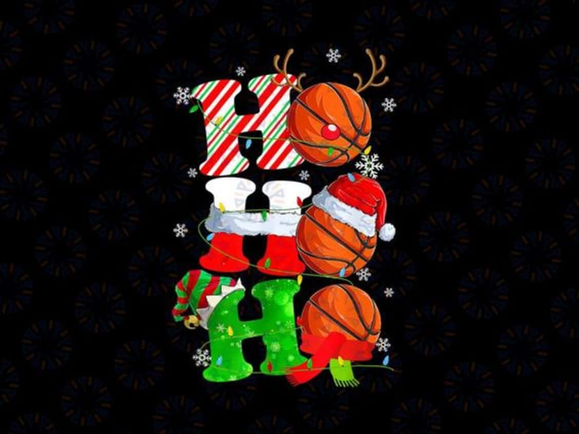 Nba Christmas Laugh Background