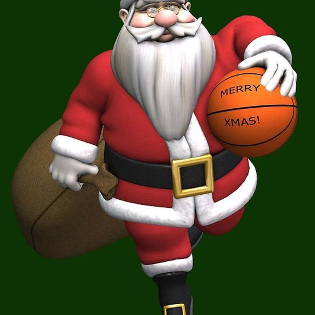 Nba Christmas Santa Background