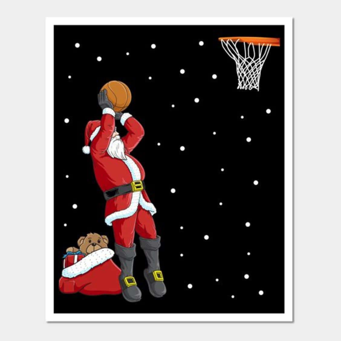 Nba Christmas Shoot Background