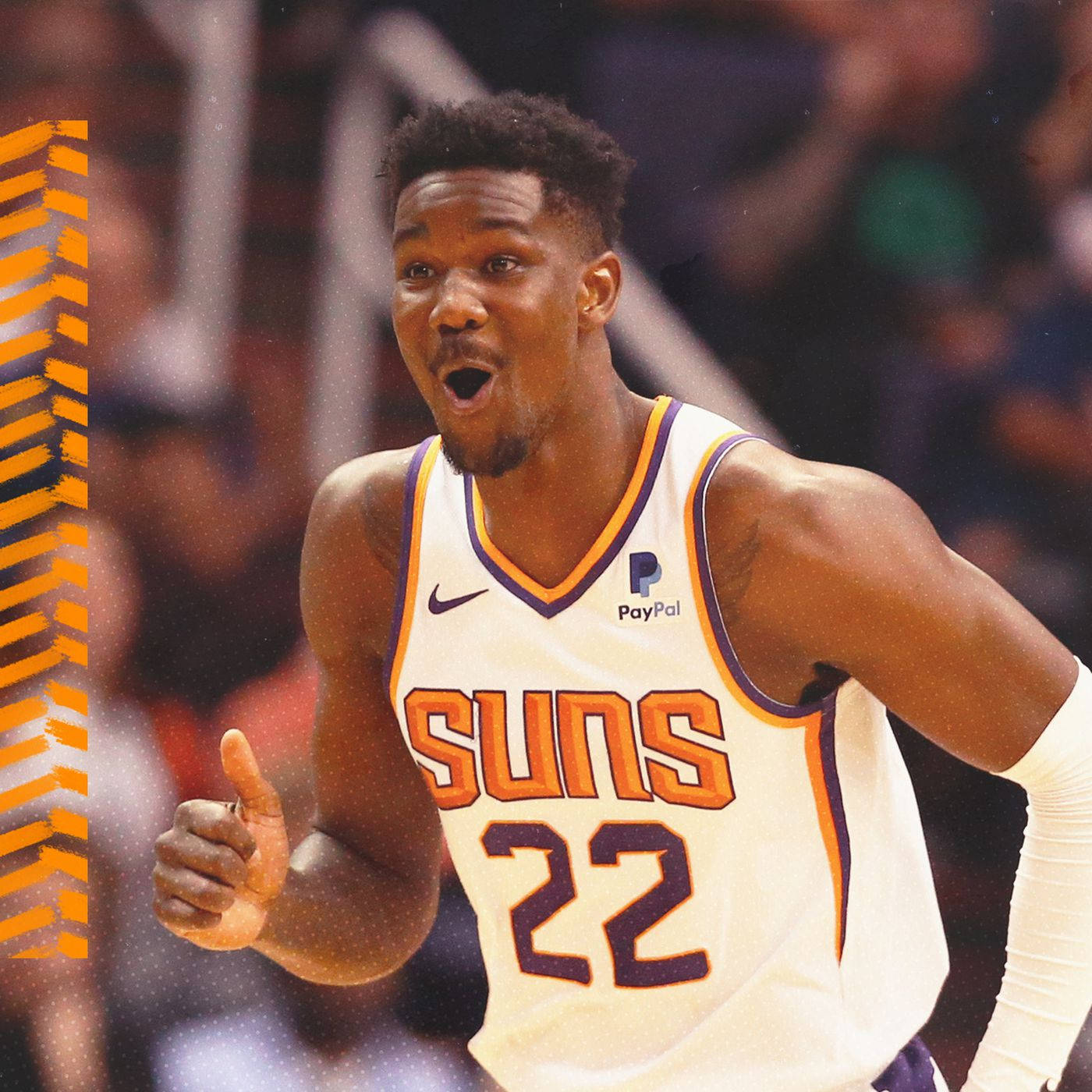 Nba Conference Deandre Ayton Phoenix Suns Background