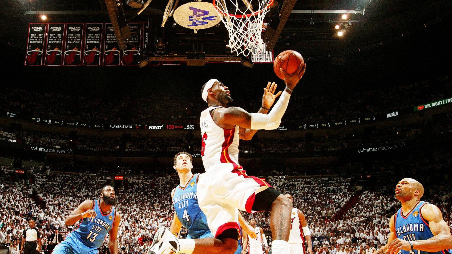 Nba Finals Lebron In Action Background