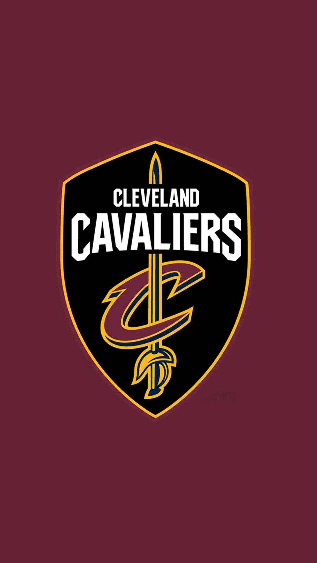 Nba Iphone Cleveland Cavaliers Shield Logo Background