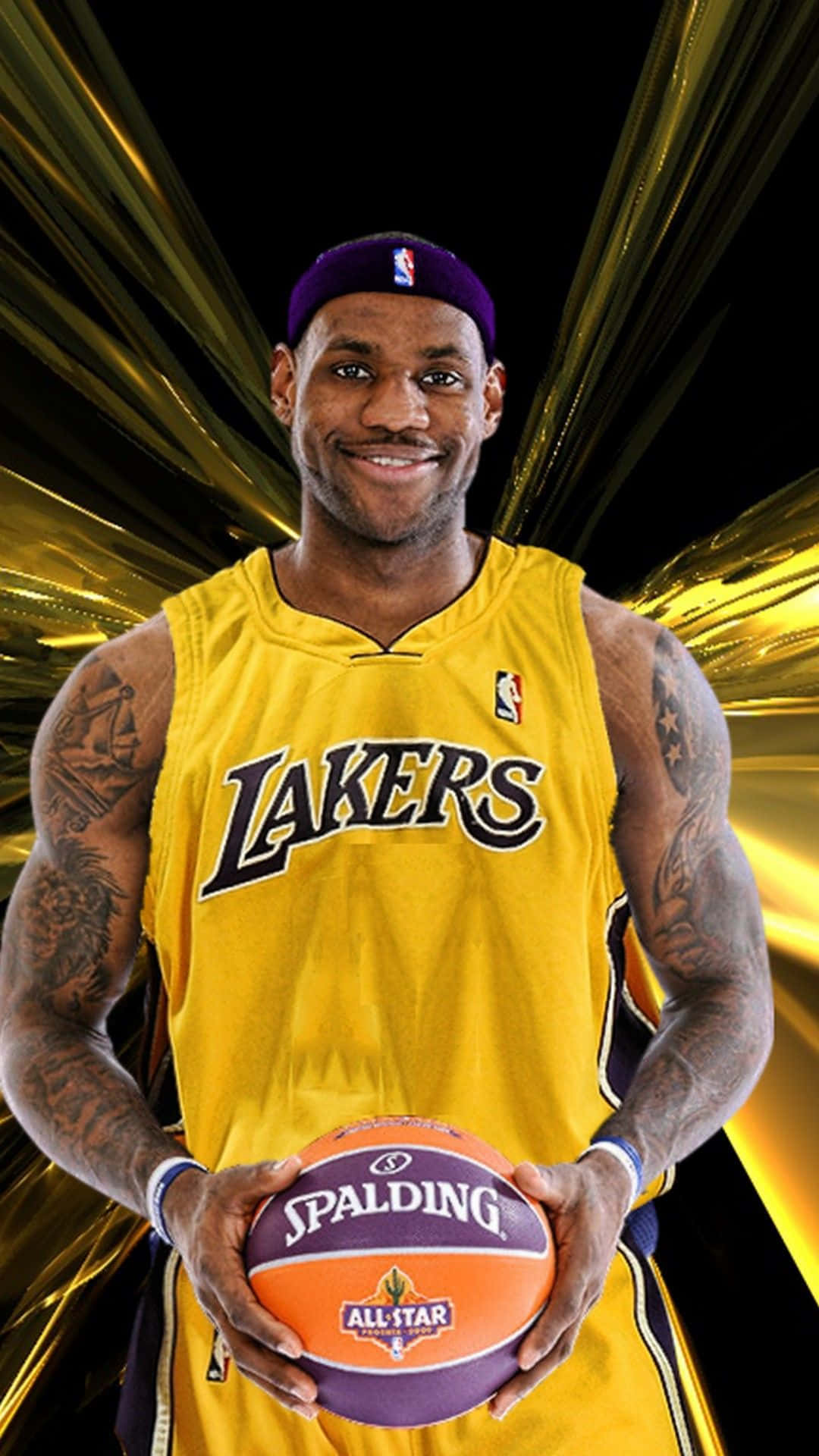 Nba Lakers Lebron James Iphone Background
