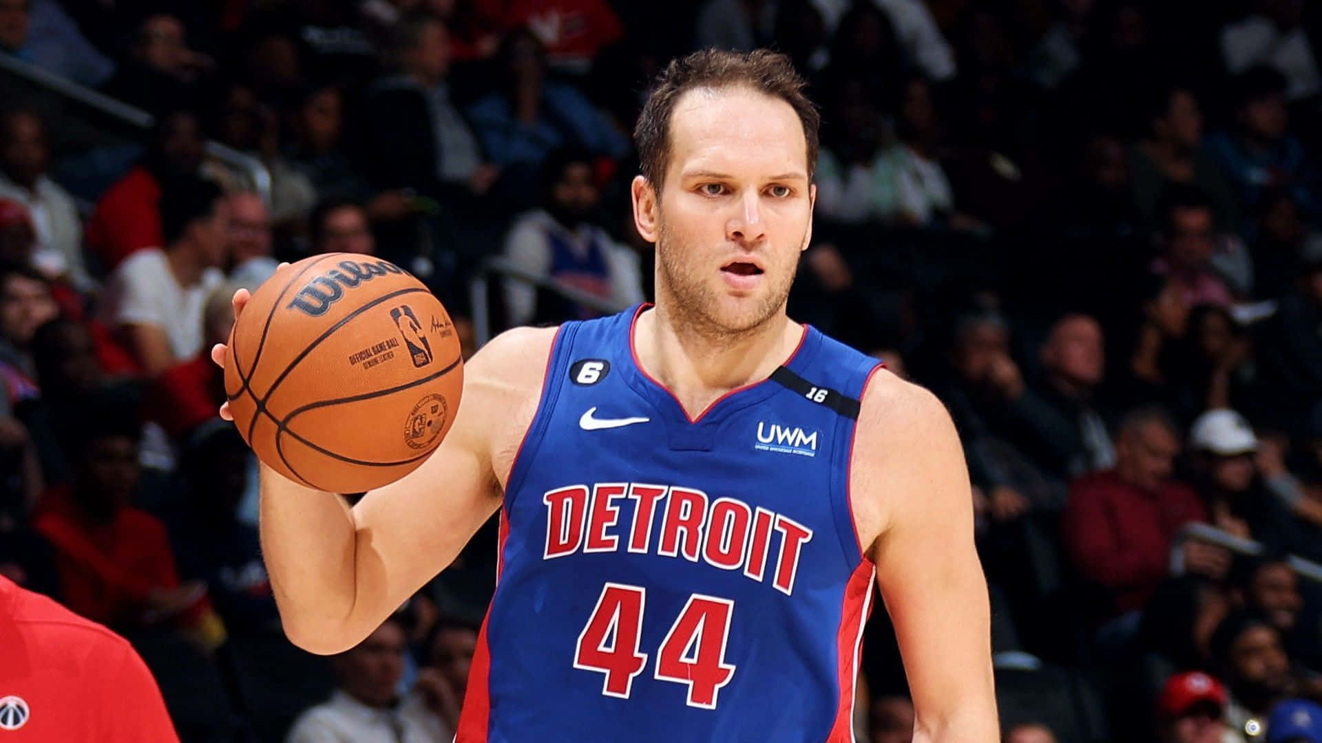Nba League Detroit Pistons Bojan Bogdanovic Background