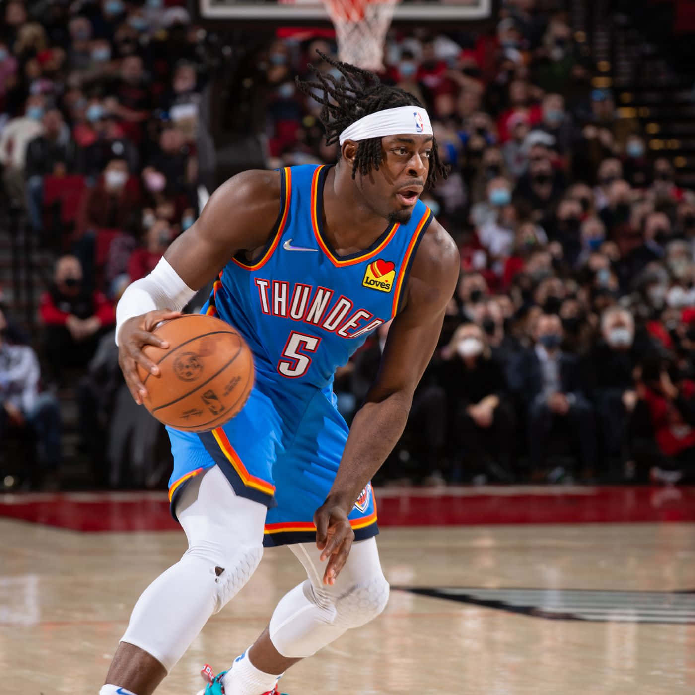 Nba League No. 5 Luguentz Dort Background