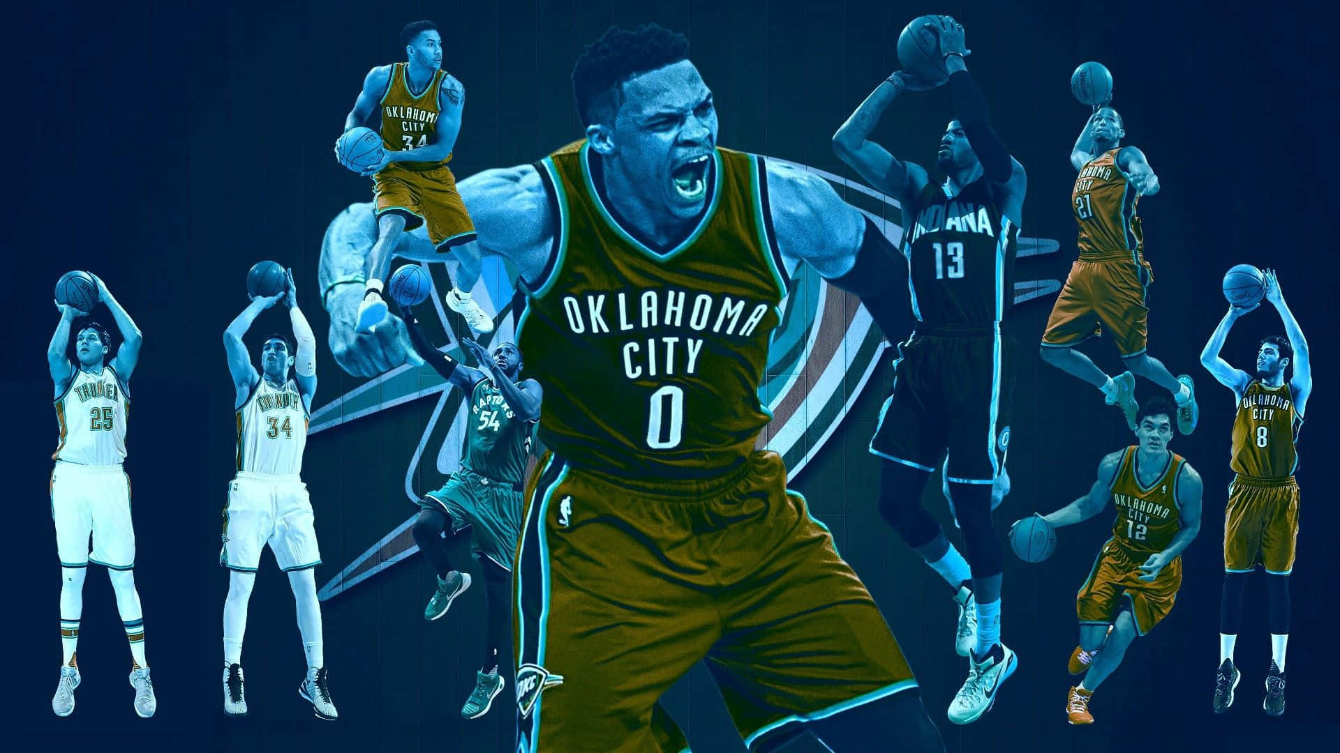 Nba League Oklahoma City Thunders 2017-2018 Roster