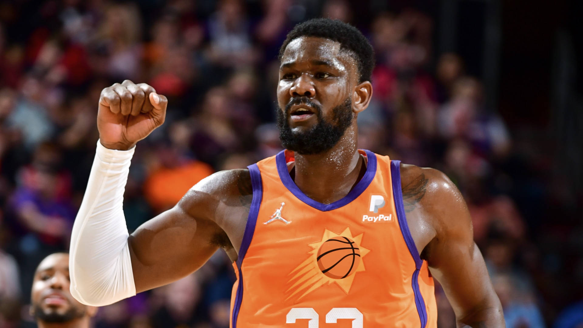 Nba League Phoenix Suns Deandre Ayton Background