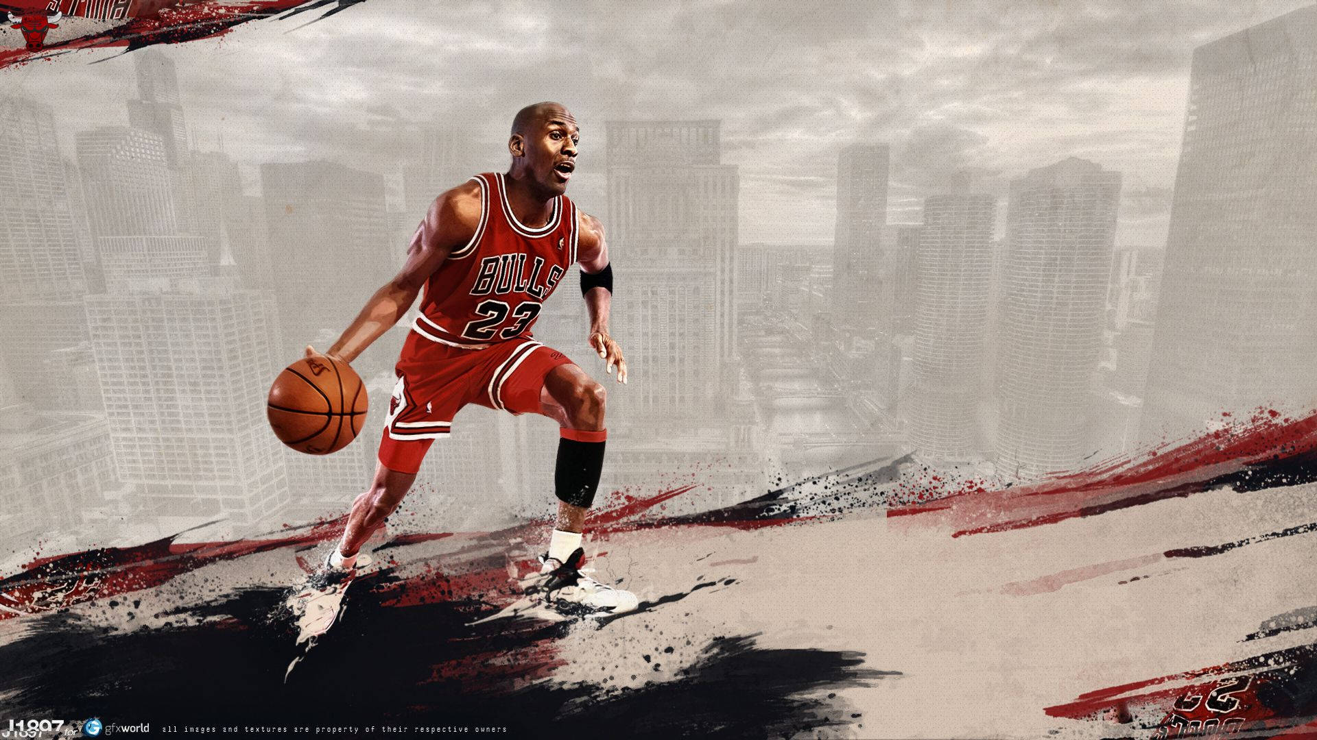 Nba Legend Michael Jordan Hd Background