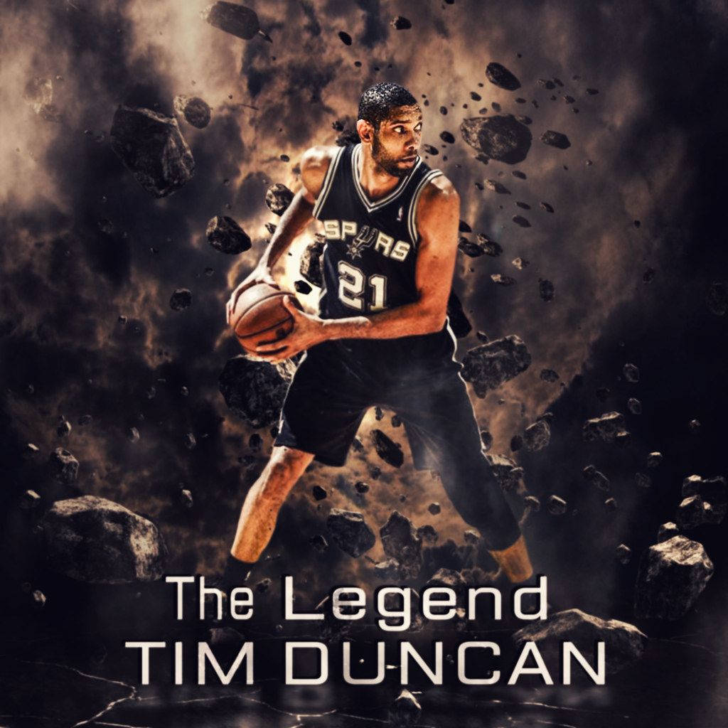 Nba Legend Tim Duncan Background