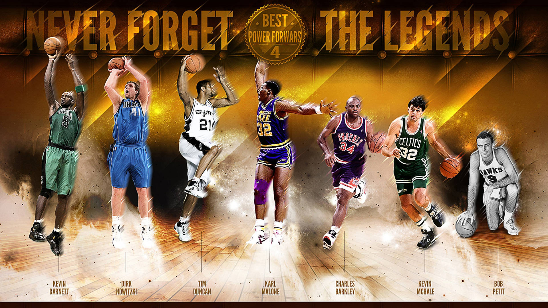 Nba Legends Karl Malone Background