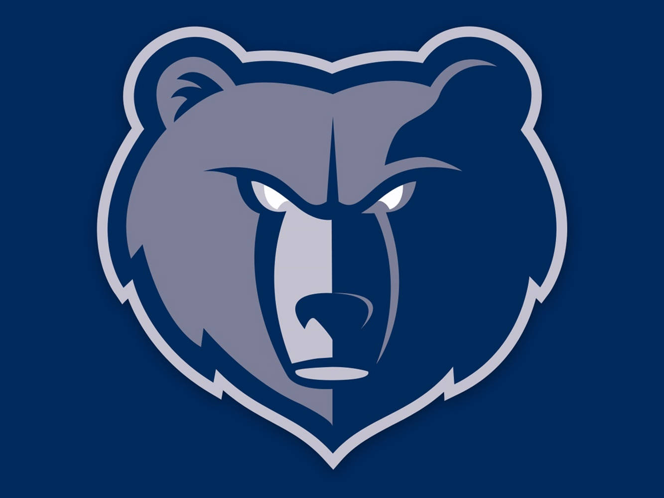 Nba Memphis Grizzlies Angry Bear Logo Background