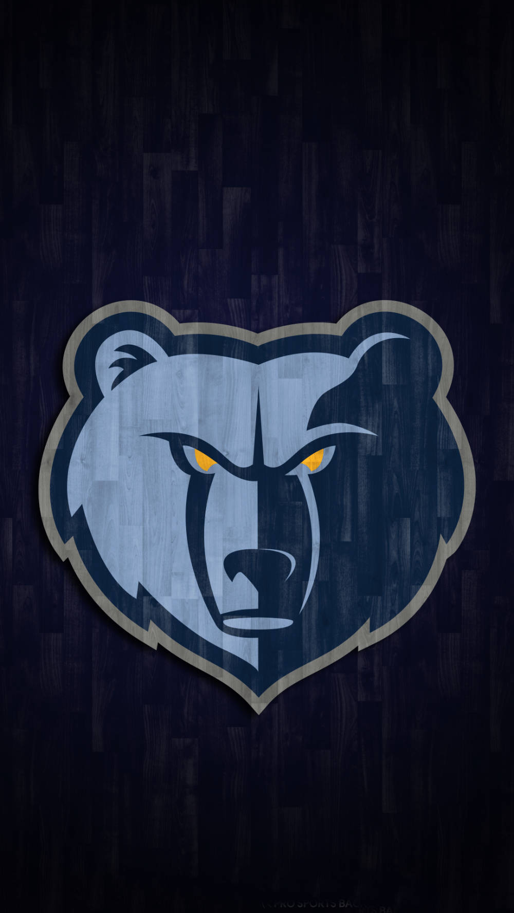 Nba Memphis Grizzlies Logo Portrait Background