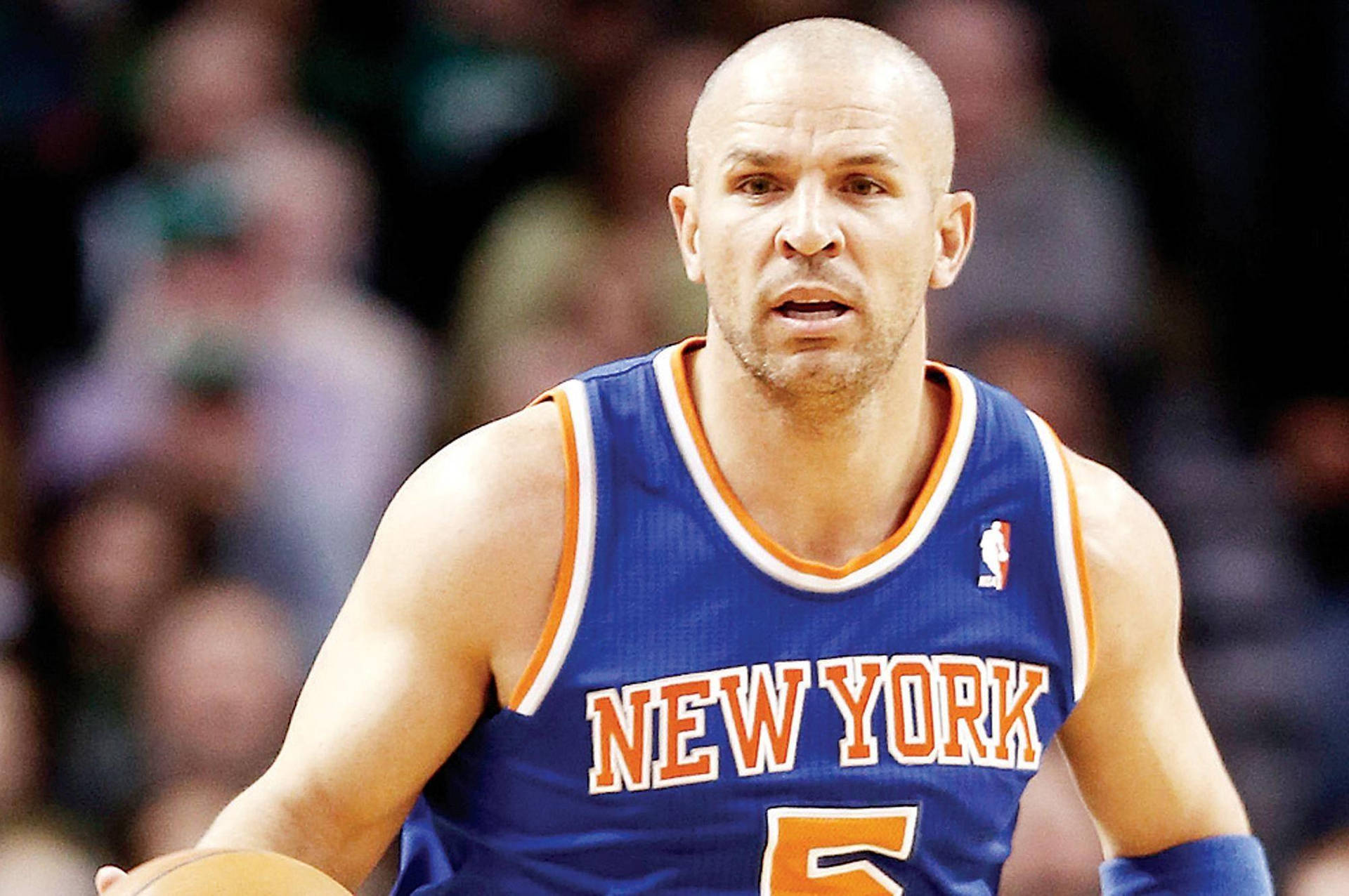 Nba Player Jason Kidd Shocked Look Background