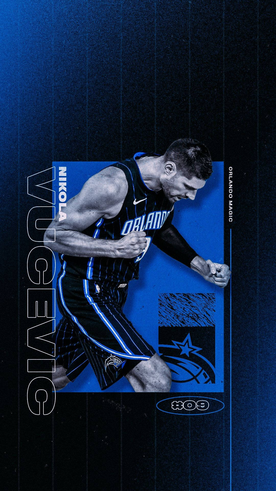 Nba Player Orlando Magic Nikola Vucevic Graphic Art