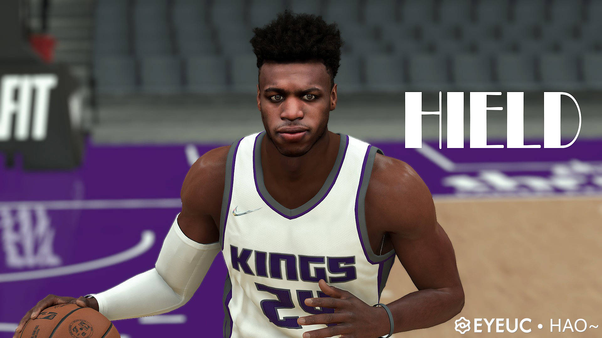 Nba Star Buddy Hield In Action Background