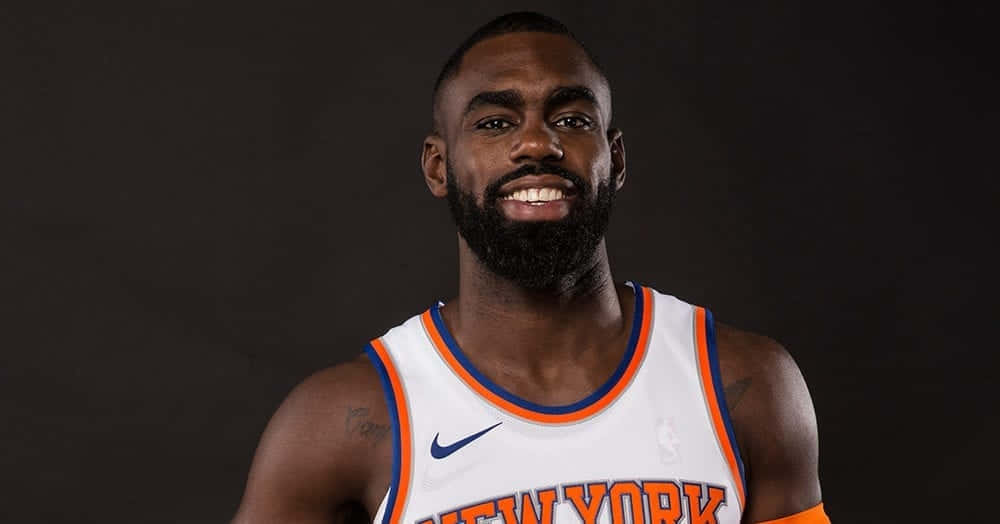Nba Star Tim Hardaway Jr. Photoshoot Background