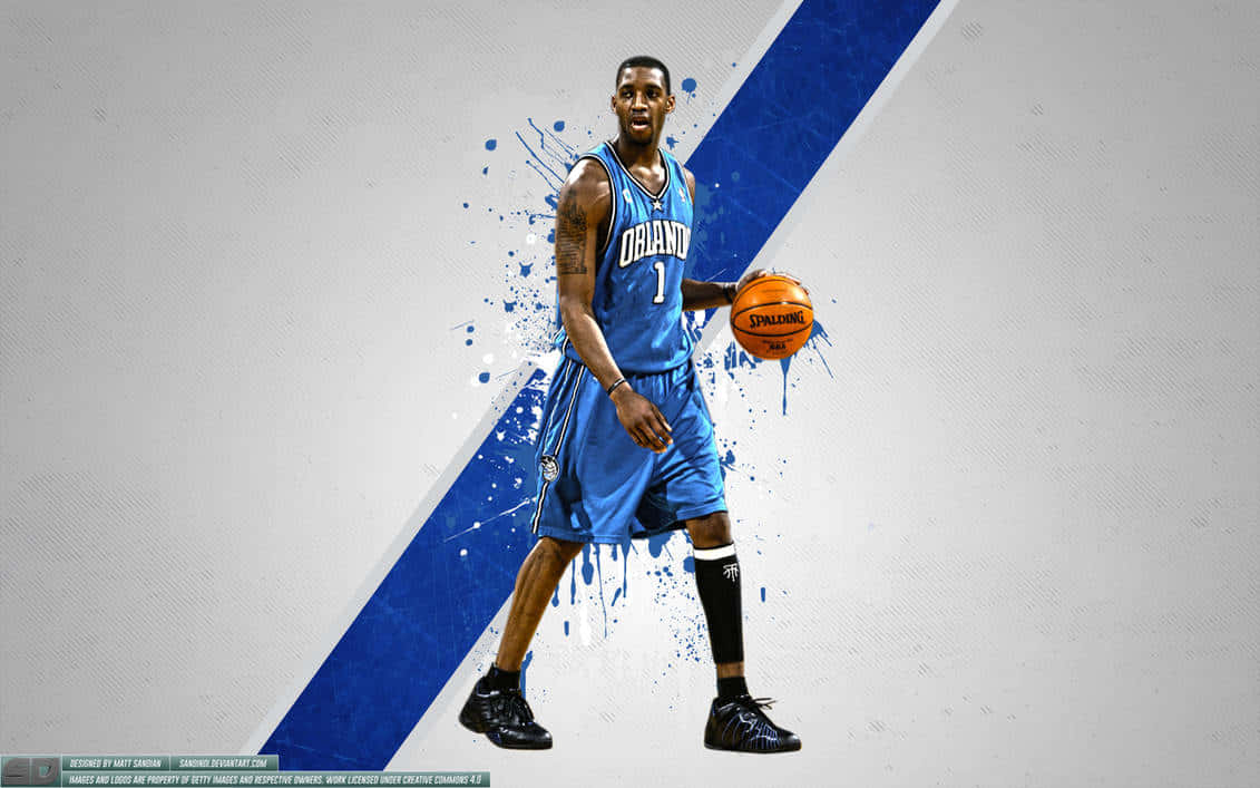 Nba Star Tracy Mcgrady Background