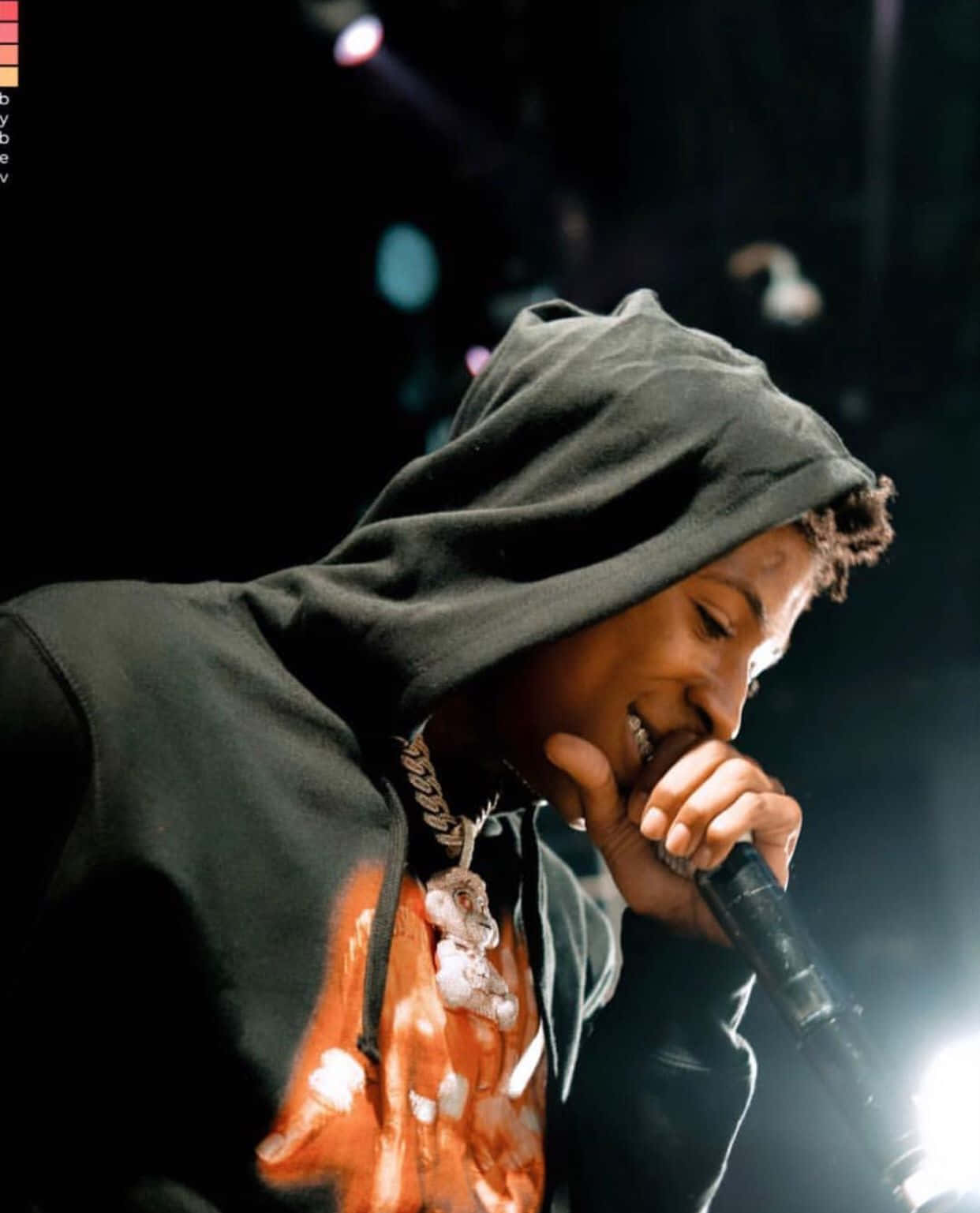 Nba Youngboy Pfp In A Hoodie Background