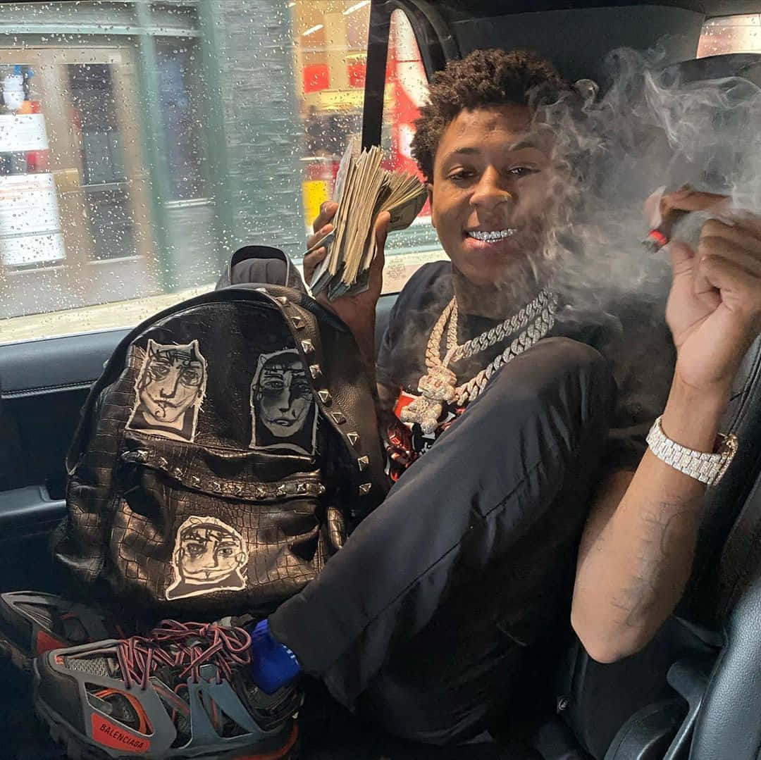 Nba Youngboy Ppf Smoking Background