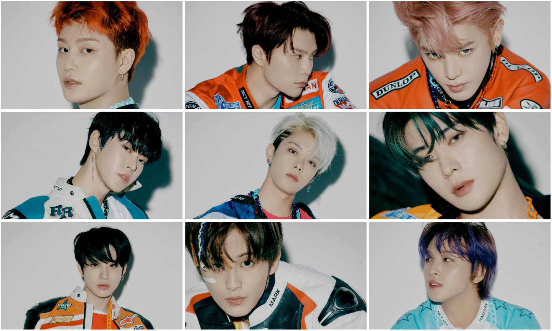 Nct 127 Photo Collage Image Teaser Background