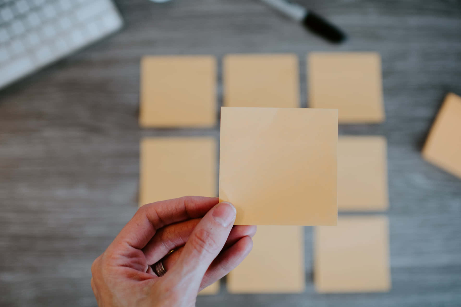 Neatly Organized Sticky Notes