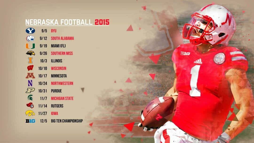 Nebraska Huskers Football Redefining Excellence Background