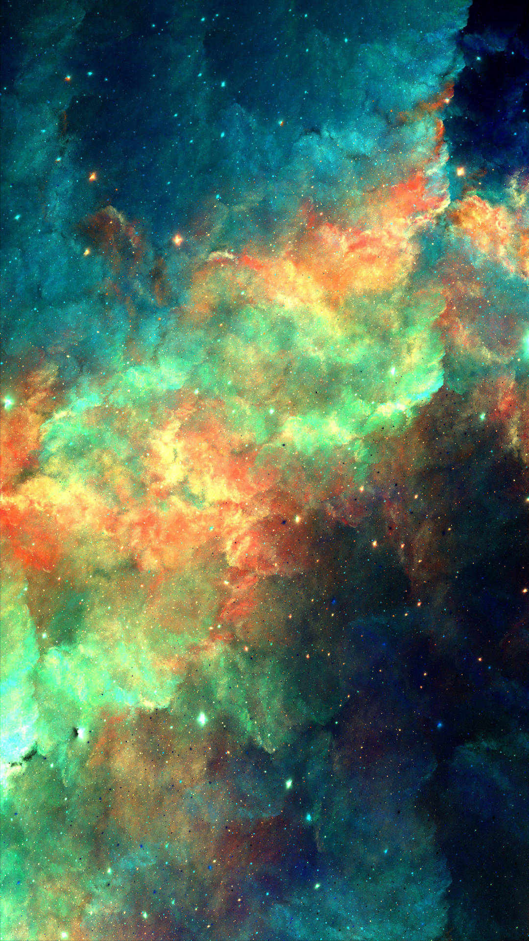 Nebula, Cloud, Colorful, Sparks, Abstraction Background