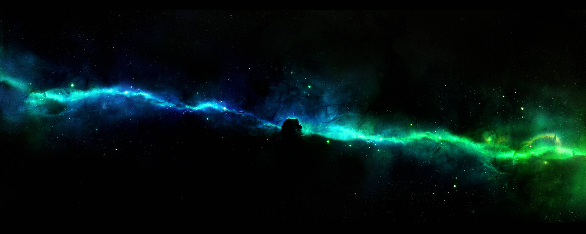 Nebula, Glow, Radiance, Dark, Abstraction Background