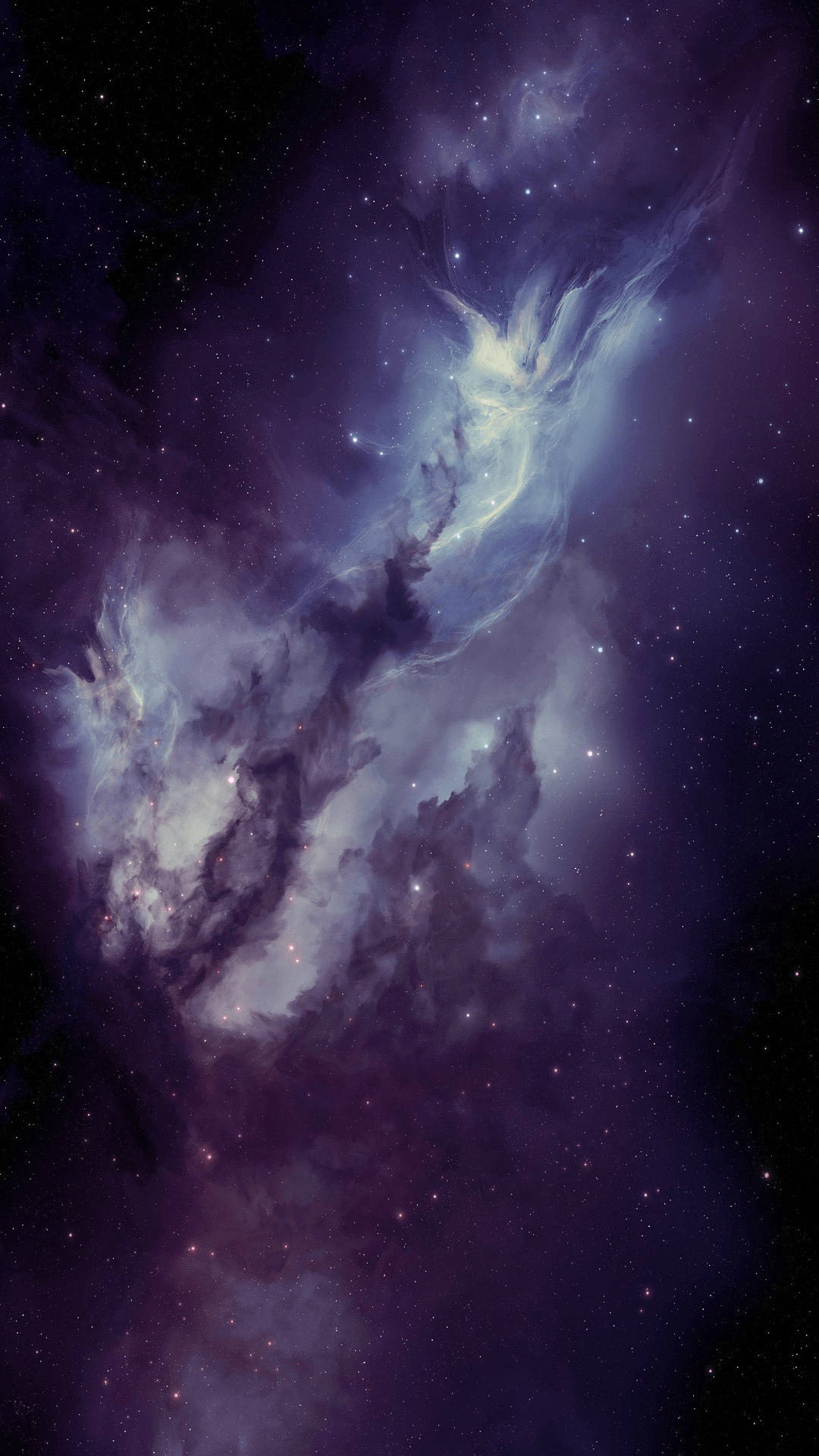 Nebula Space Phone Background