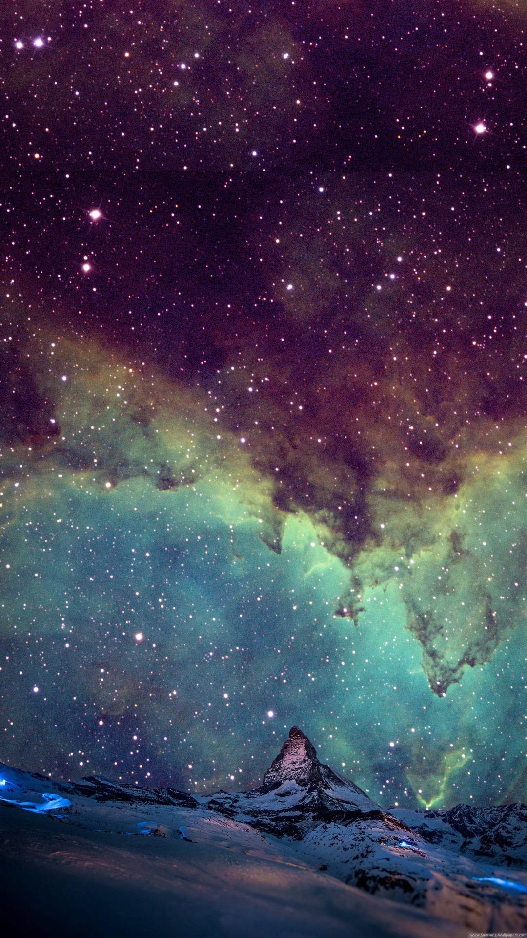 Nebulas And Galaxy Phone Background
