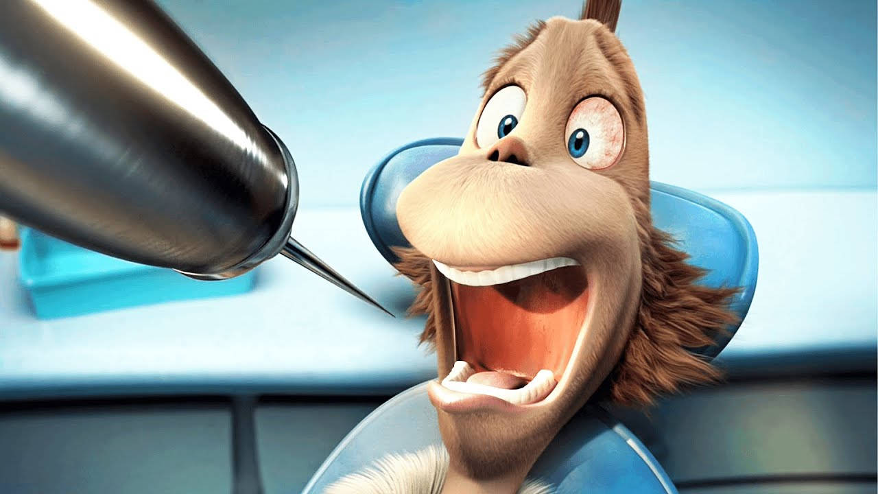 Ned The Mouse Engaging In Dentistry In A Scene From Horton Hears A Who Background