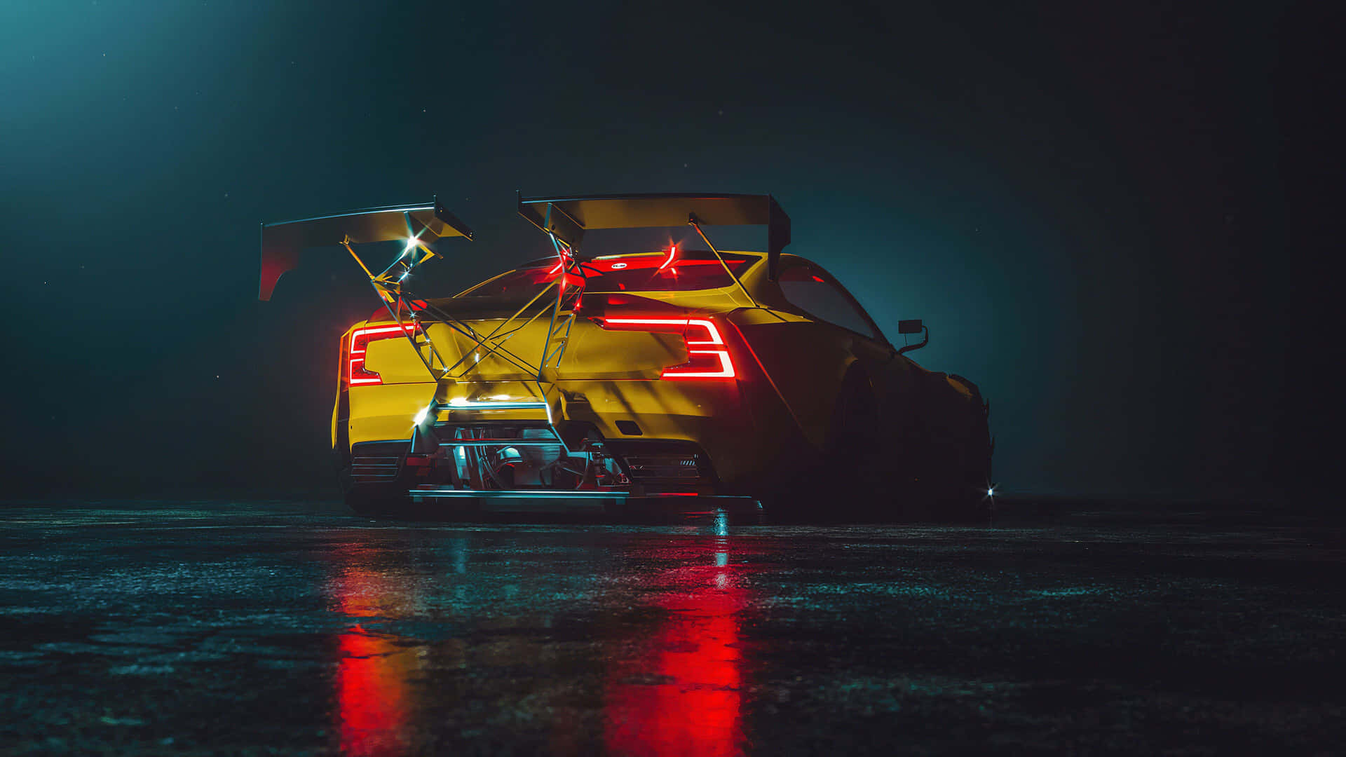 Need For Speed 4k Yellow Polestar 1 Racecar Background