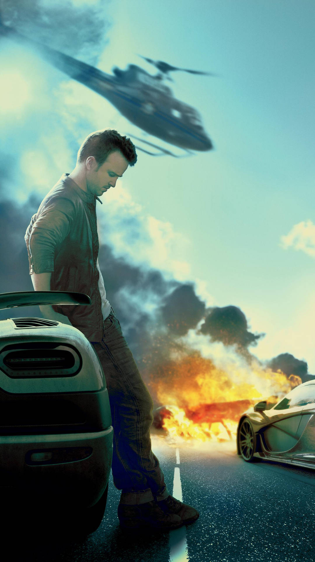 Need For Speed Aaron Paul On Car Iphone Background