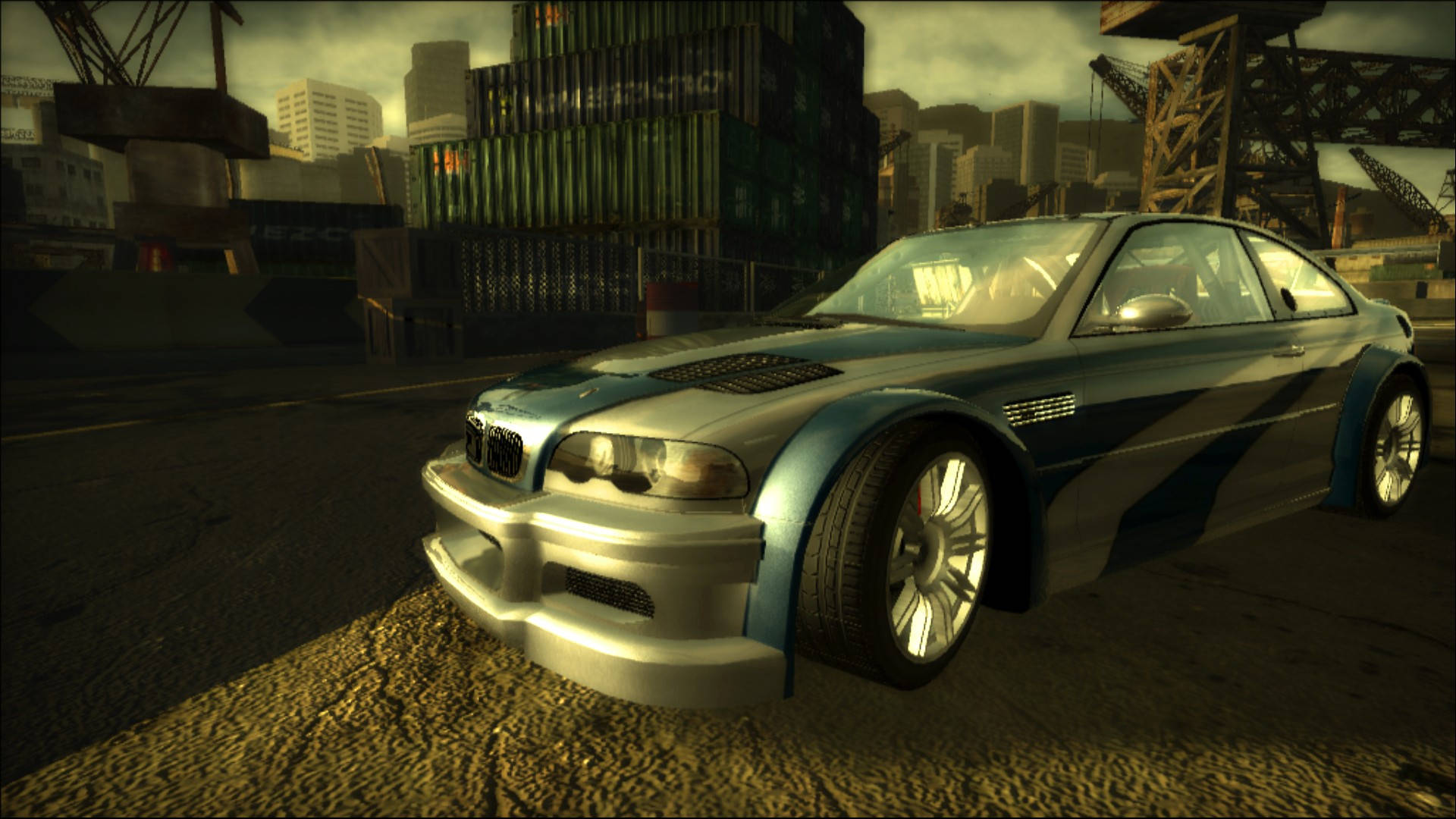 Need For Speed Bmw M3 Gtr Parked Background