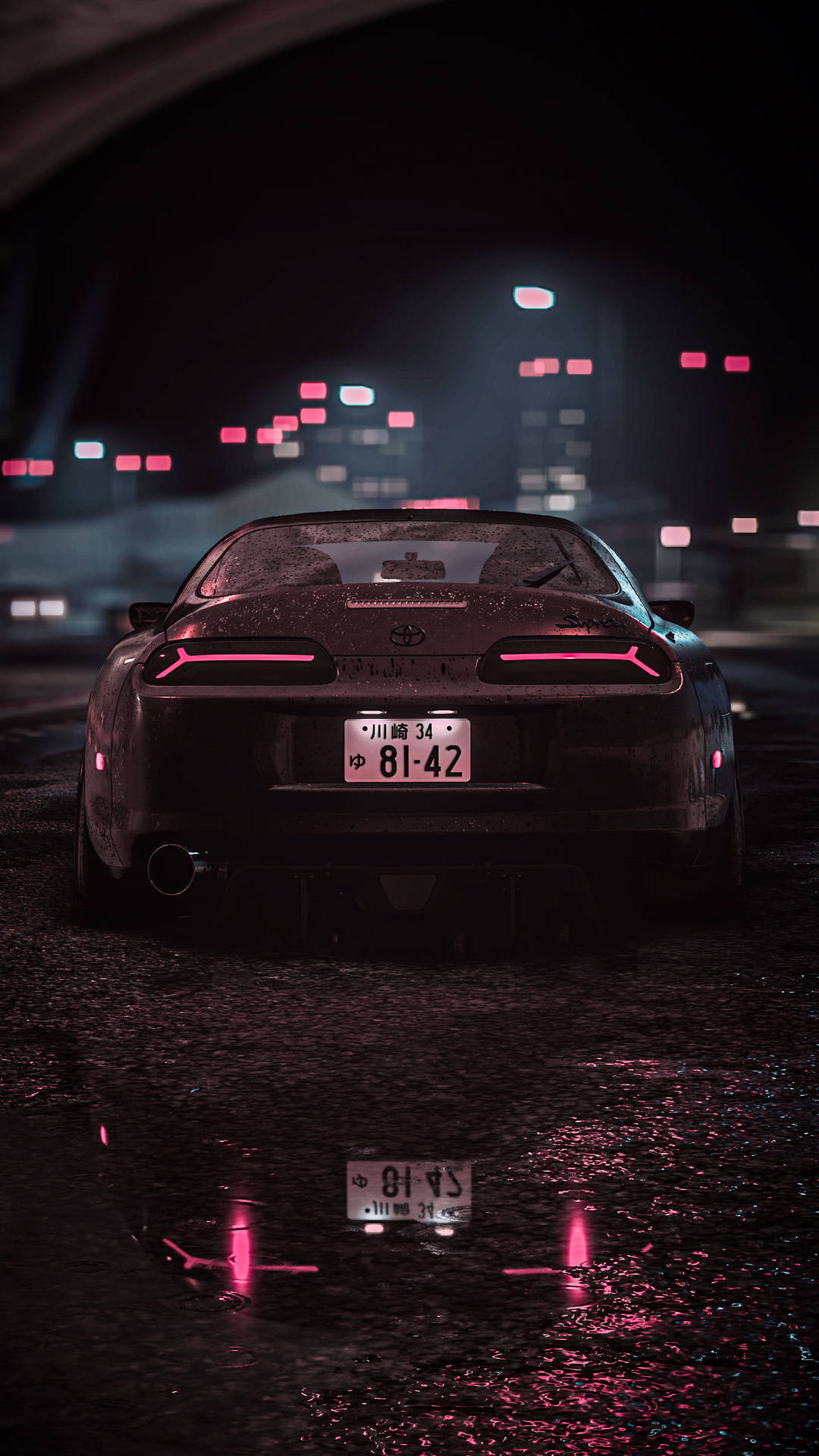 Need For Speed Car With Puddle Iphone Background