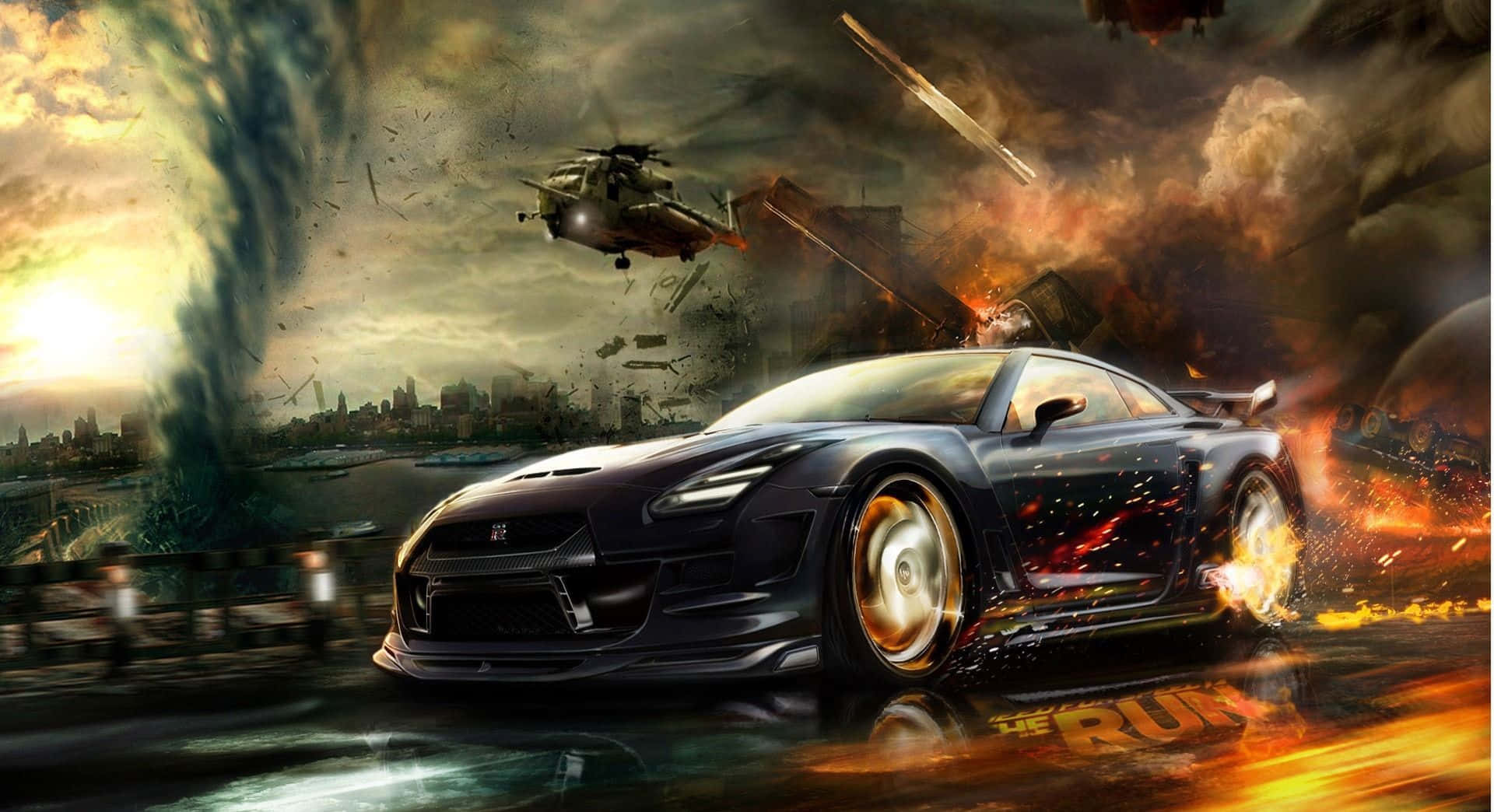 Need For Speed Laptop Art Background