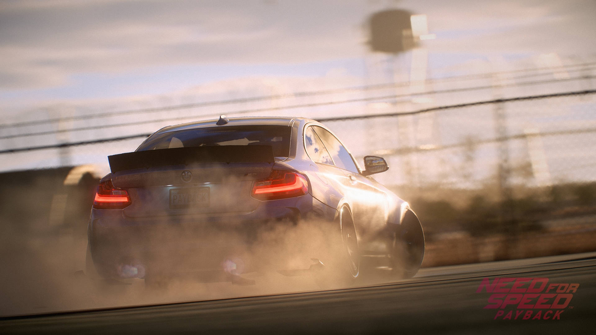 Need For Speed Payback Bmw M2 Drifting Background