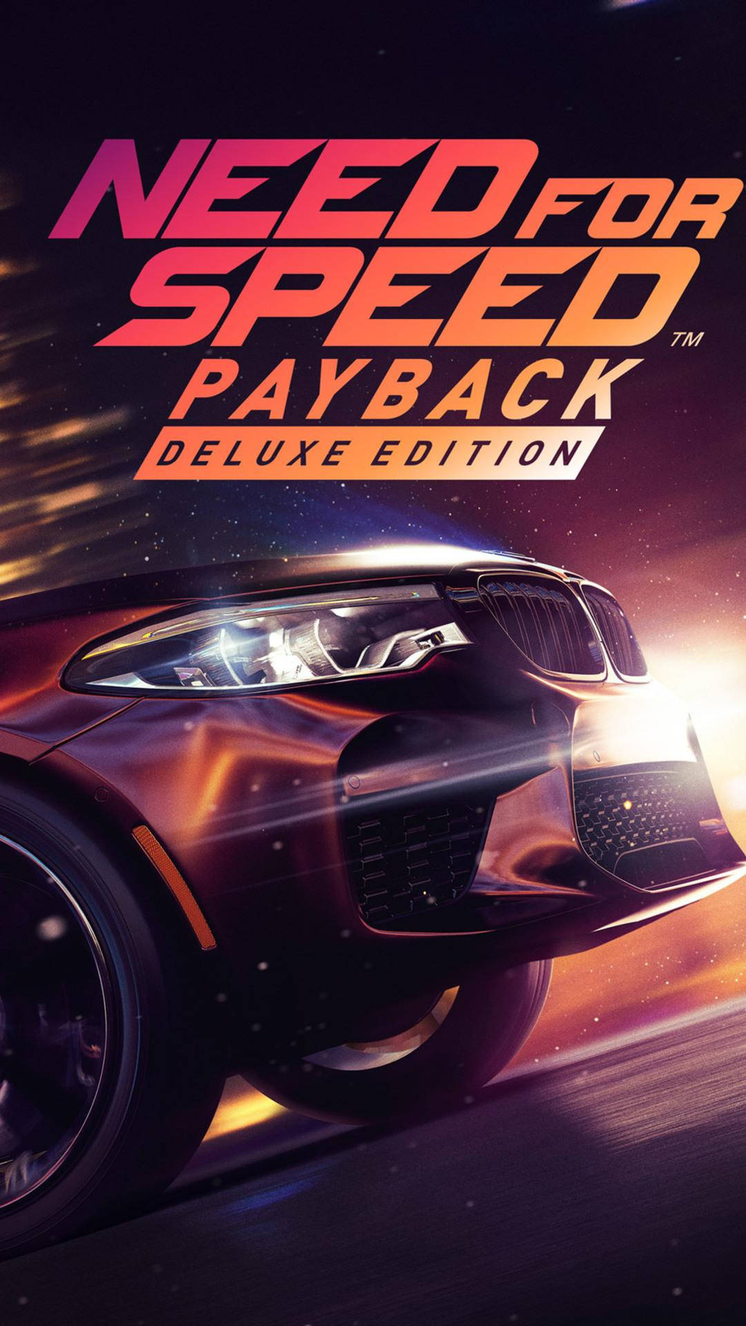 Need For Speed Payback Car Head Lights Iphone Background