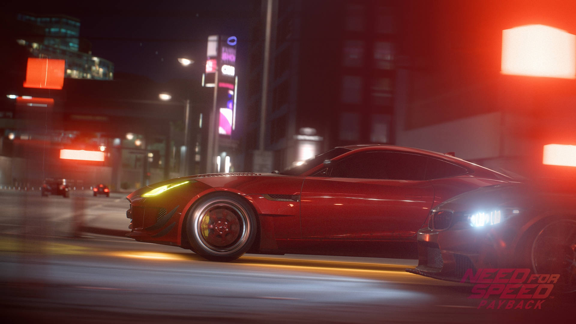 Need For Speed Payback Jaguar F-type R Coupe Background