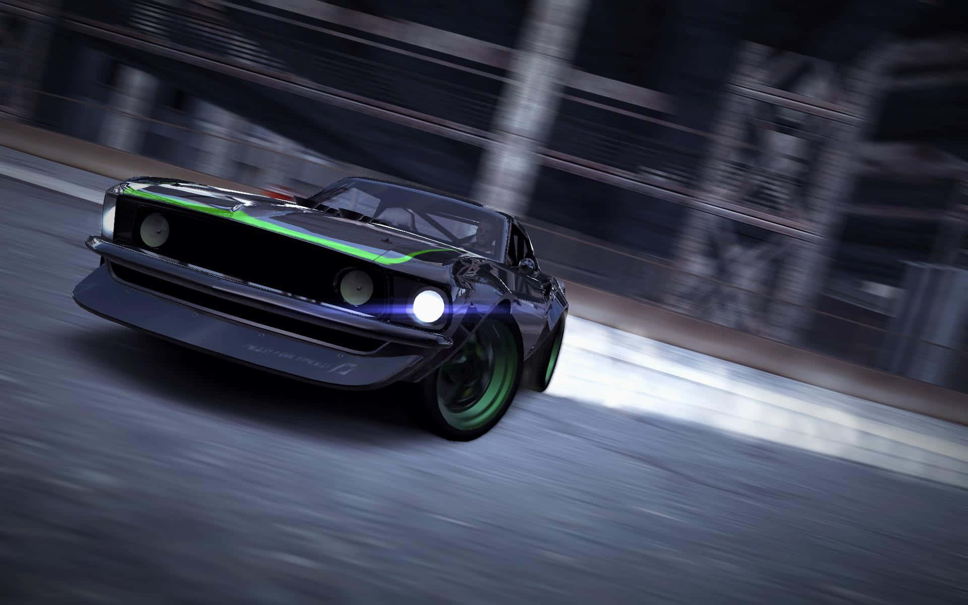 Need For Speed World Drifting Muscle Car Background