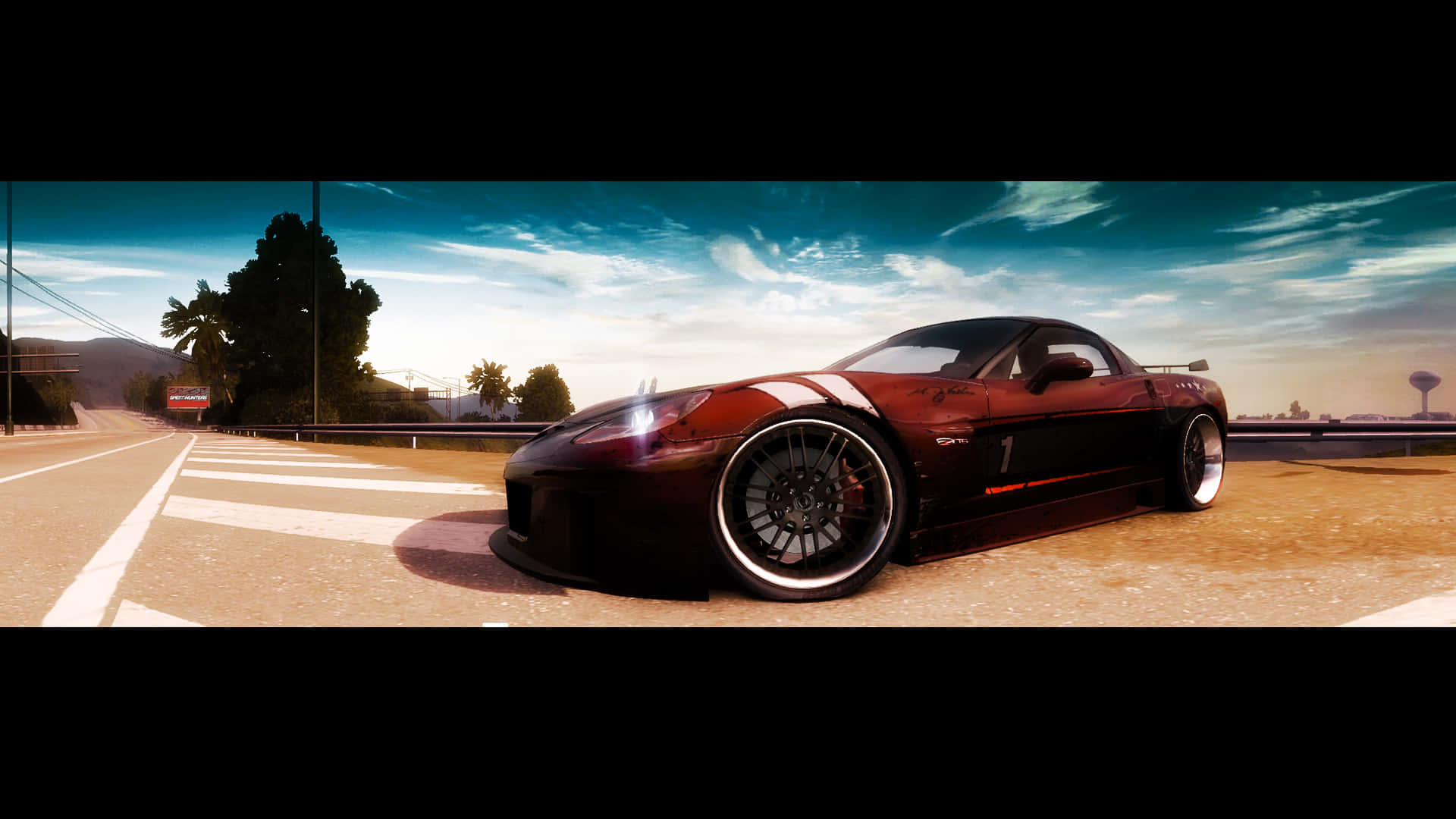 Need For Speed World Sports Caron Road Background
